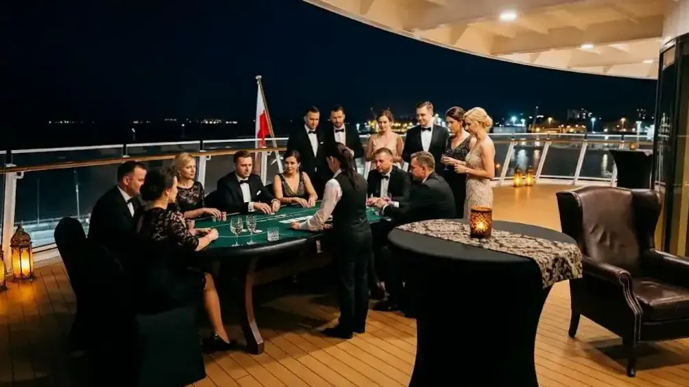 Oświetlenie sceniczne na statku